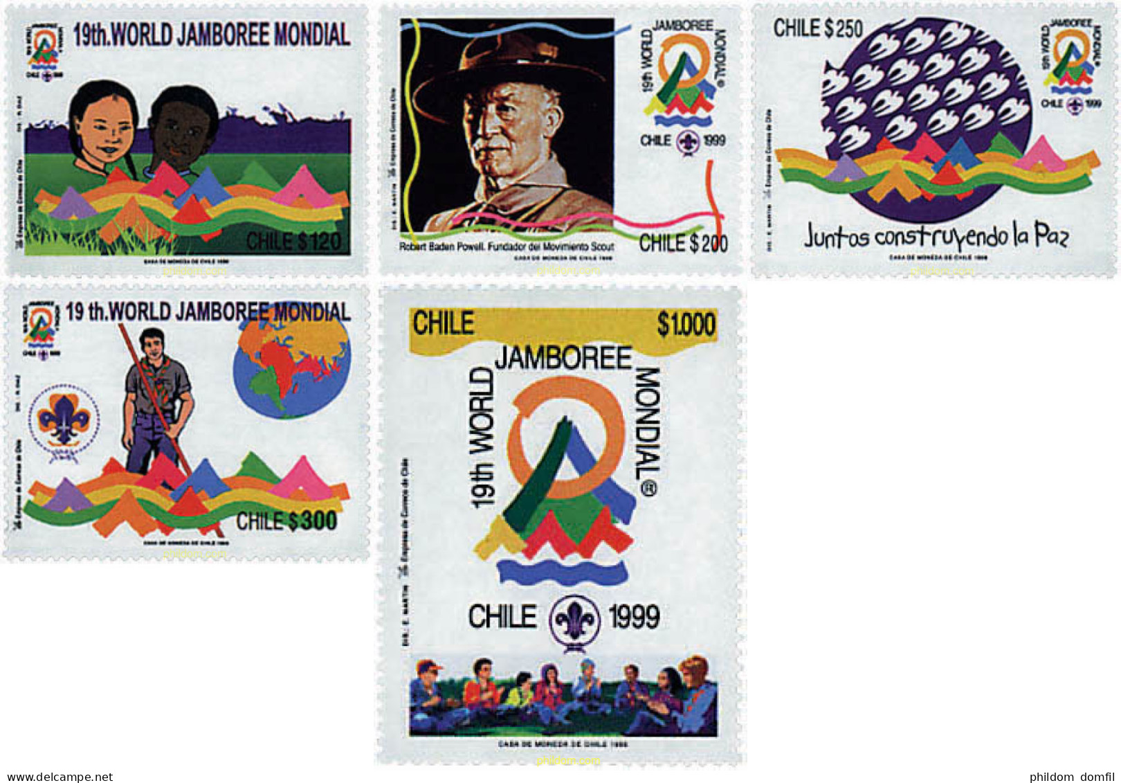 38698 MNH CHILE 1998 19 JAMBOREE MUNDIAL EN CHILE - Chili
