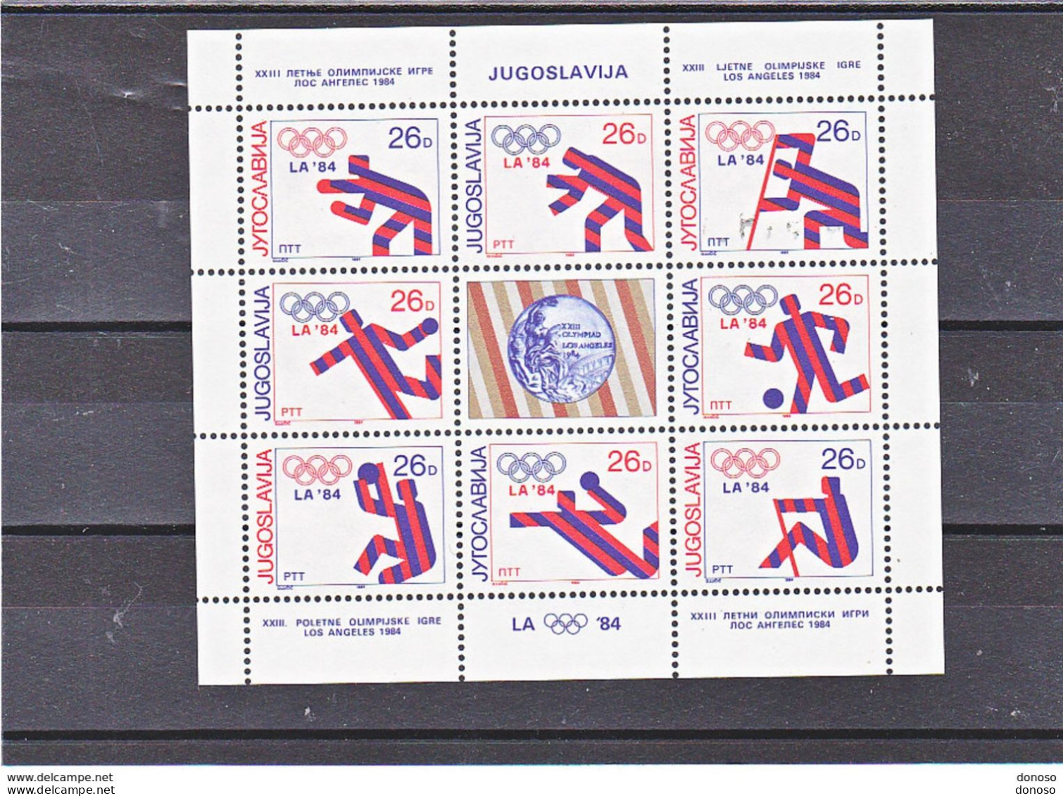 YOUGOSLAVIE 1984 JEUX OLYMPIQUES DE LOS ANGELES Yvert 1955-1962, Michel 2075-2082 NEUF** MNH Cote 4,80 Euros - Ongebruikt