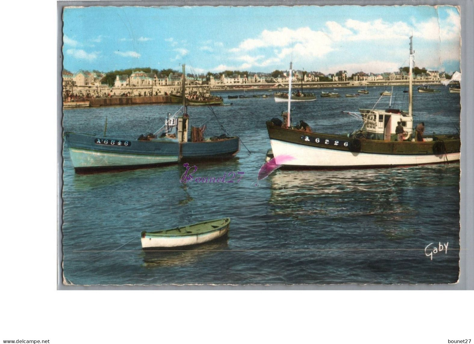 QUIBERON 56 - Bateau De Pêche Les Sardiniers Sardine à PORT MARIA 1965 - Quiberon