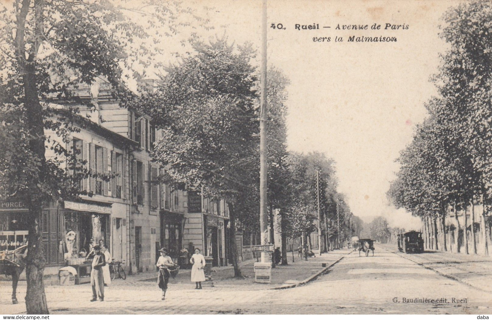 Rueil.  Avenue De Paris Vers La Malmaison - Rueil Malmaison