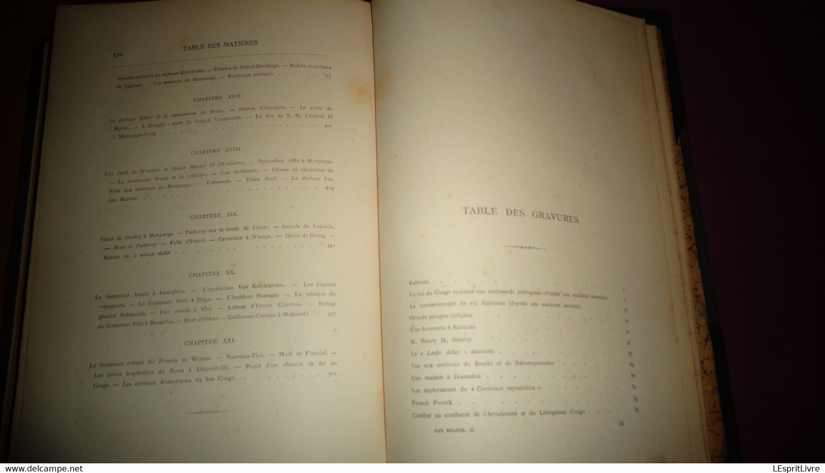 LES BELGES DANS L'AFRIQUE CENTRALE 2 Tomes Ch. De Martrin-Donos 1886 Colonie Belge Congo Histoire Belgique Stanley