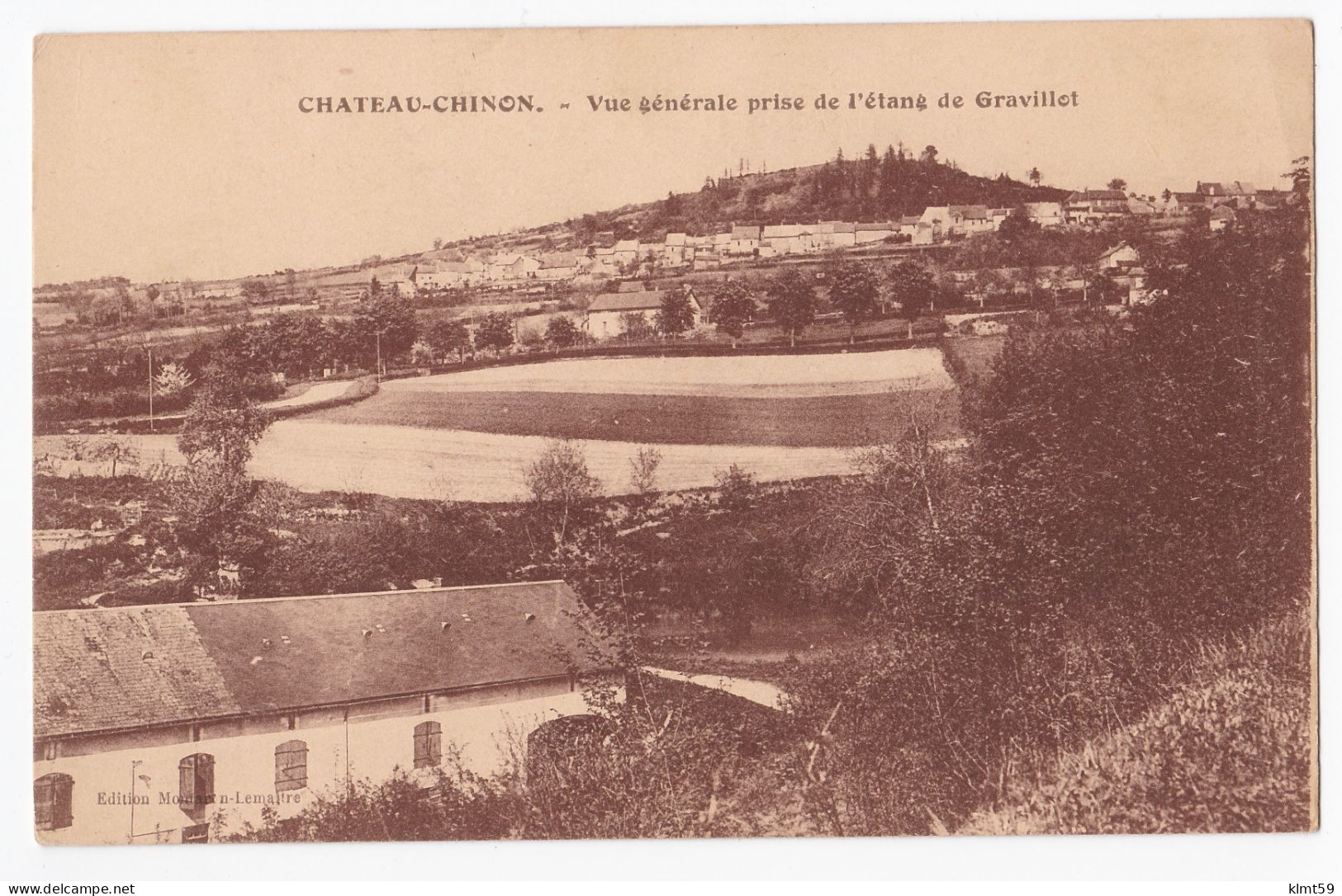 Château-Chinon - Vue Générale Prise De L'étang De Gravillot - Chateau Chinon