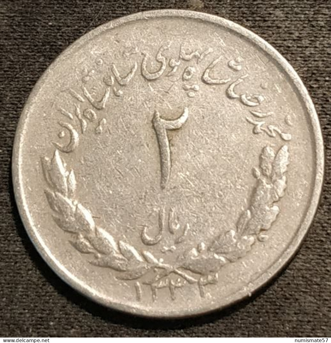 Pas Courant - IRAN - 2 RIALS 1954 ( 1333 ) - Muhammad Reza Pahlavi - KM 1158 - Irán