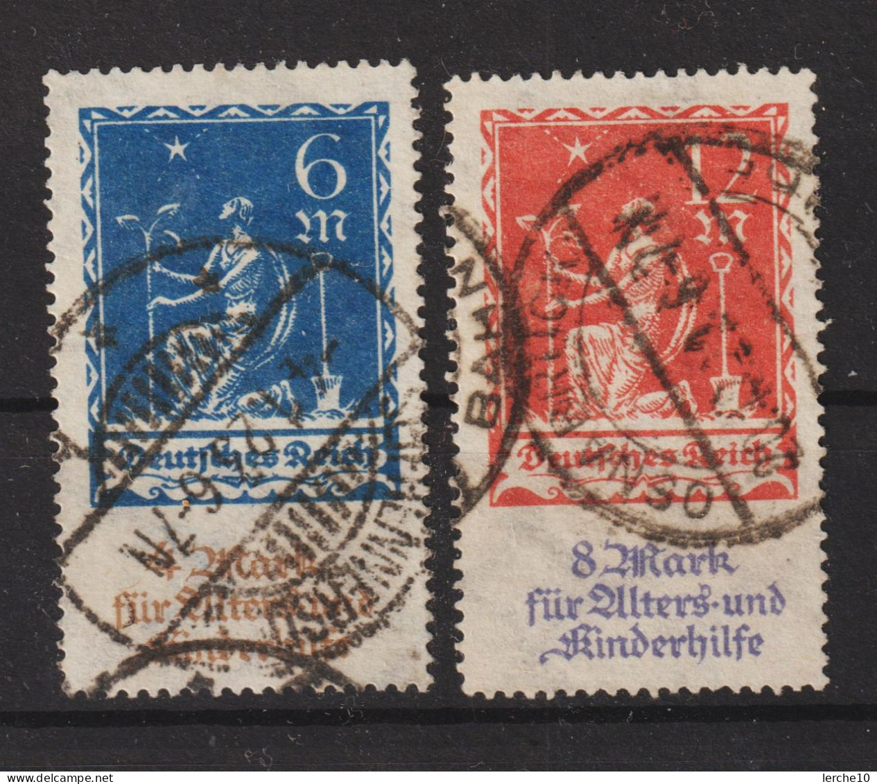 MiNr. 233-234 Gestempelt, Geprüft (0348) - Used Stamps