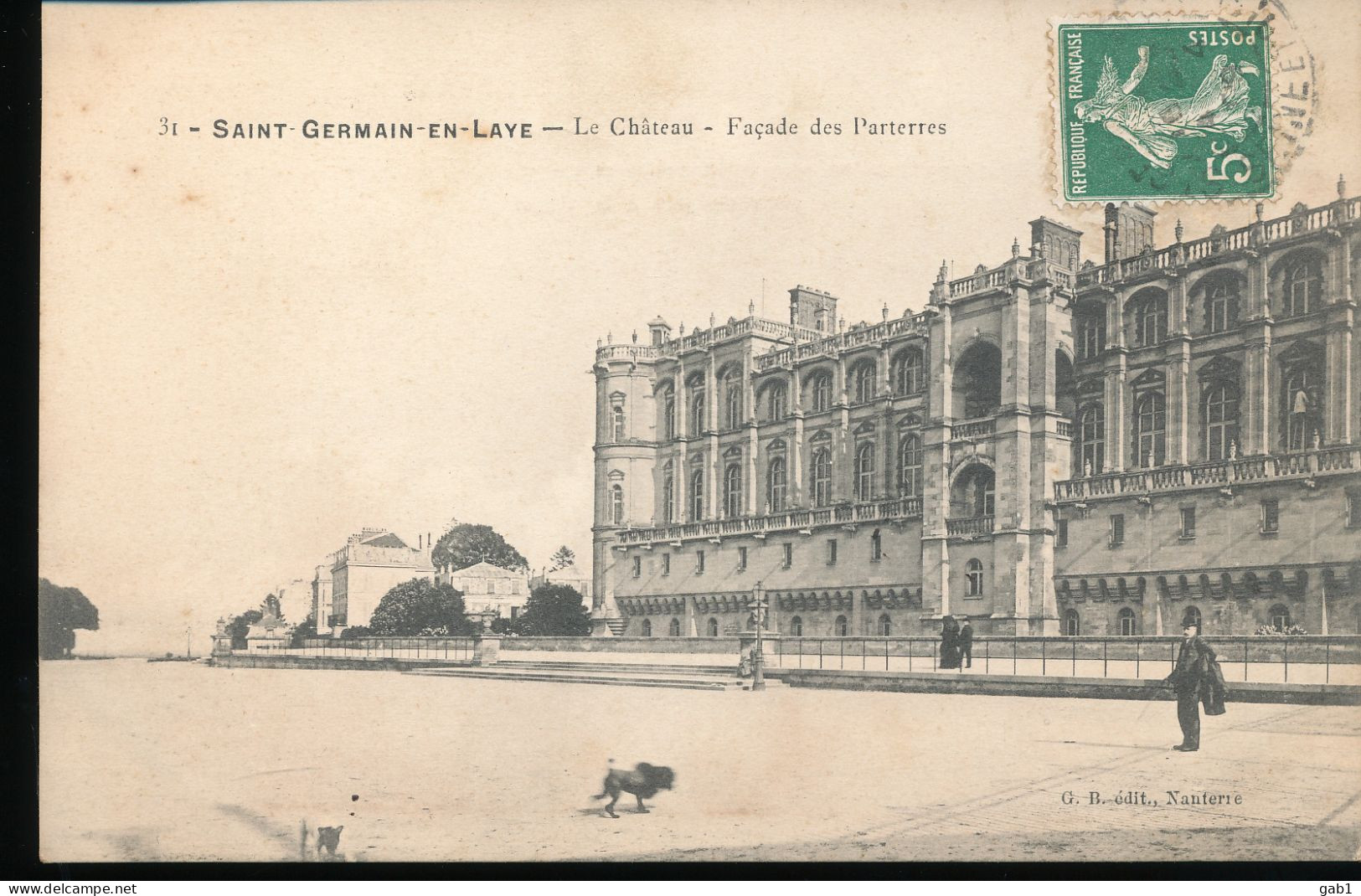 78 -- Saint -Germain - En - Laye -- Le Chateau -- Facade Des Parterres - St. Germain En Laye (Kasteel)