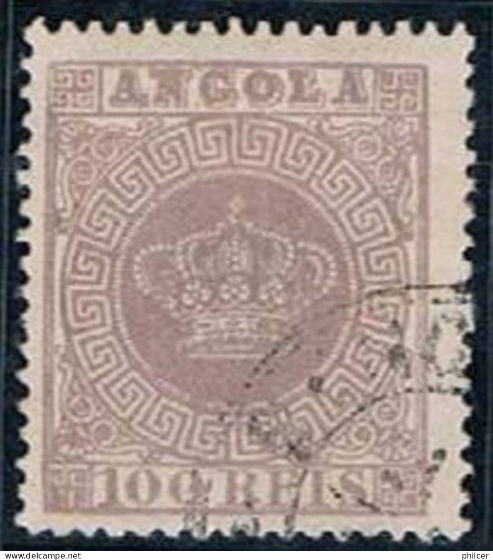 Angola, 1870/7, # 7 Dent. 13 1/2, Used - Angola