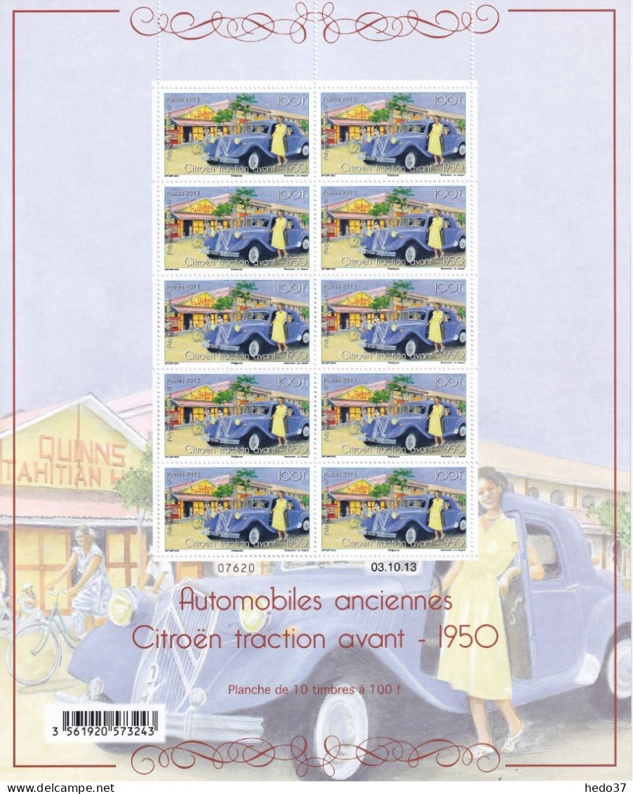 Polynésie N°1046/1047 - Feuille Entière - Neufs ** Sans Charnière - TB - Unused Stamps