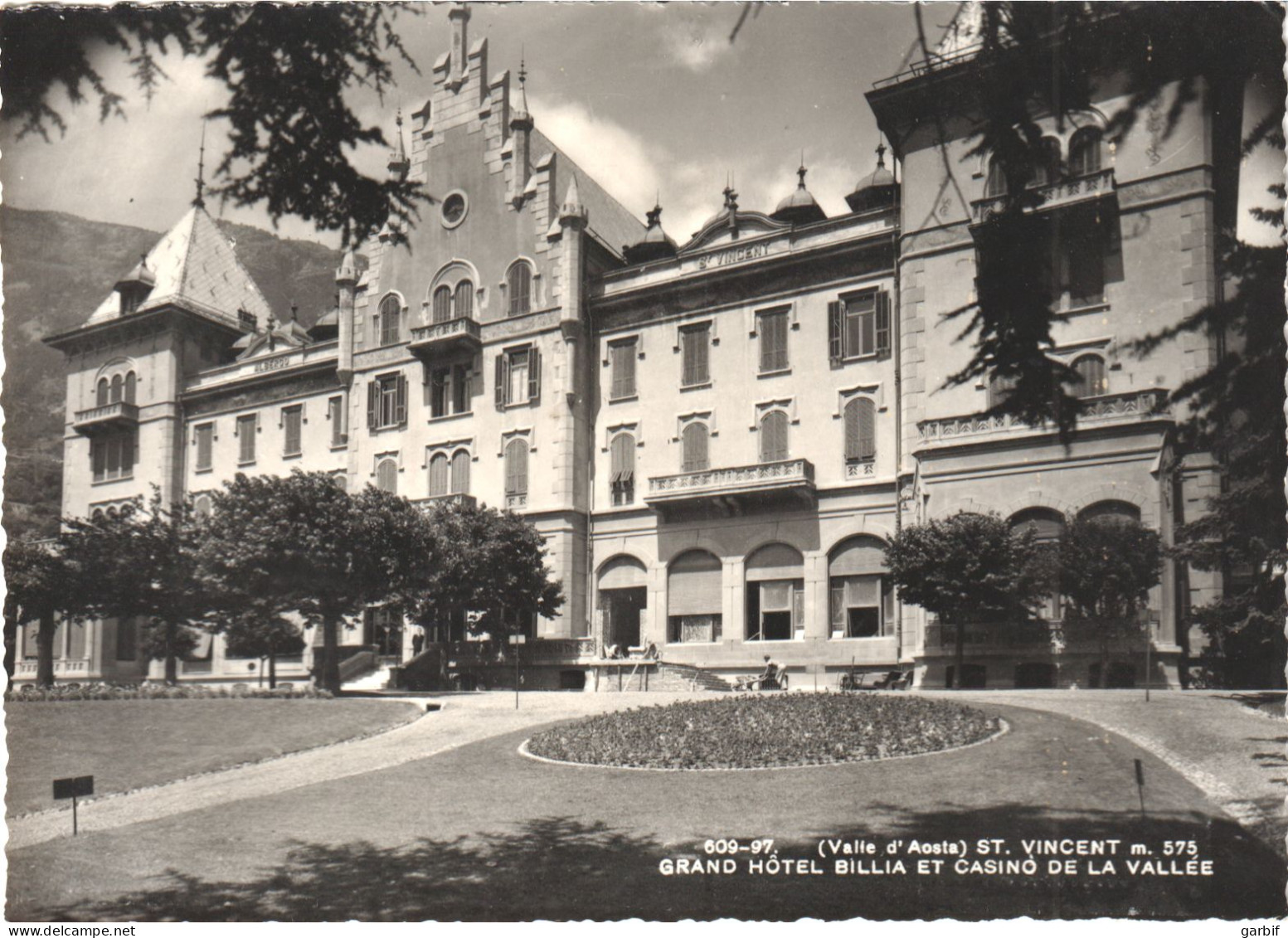 Valle D'Aosta - St Vincent - Grand Hotel Billia - Fg Nv - Autres & Non Classés