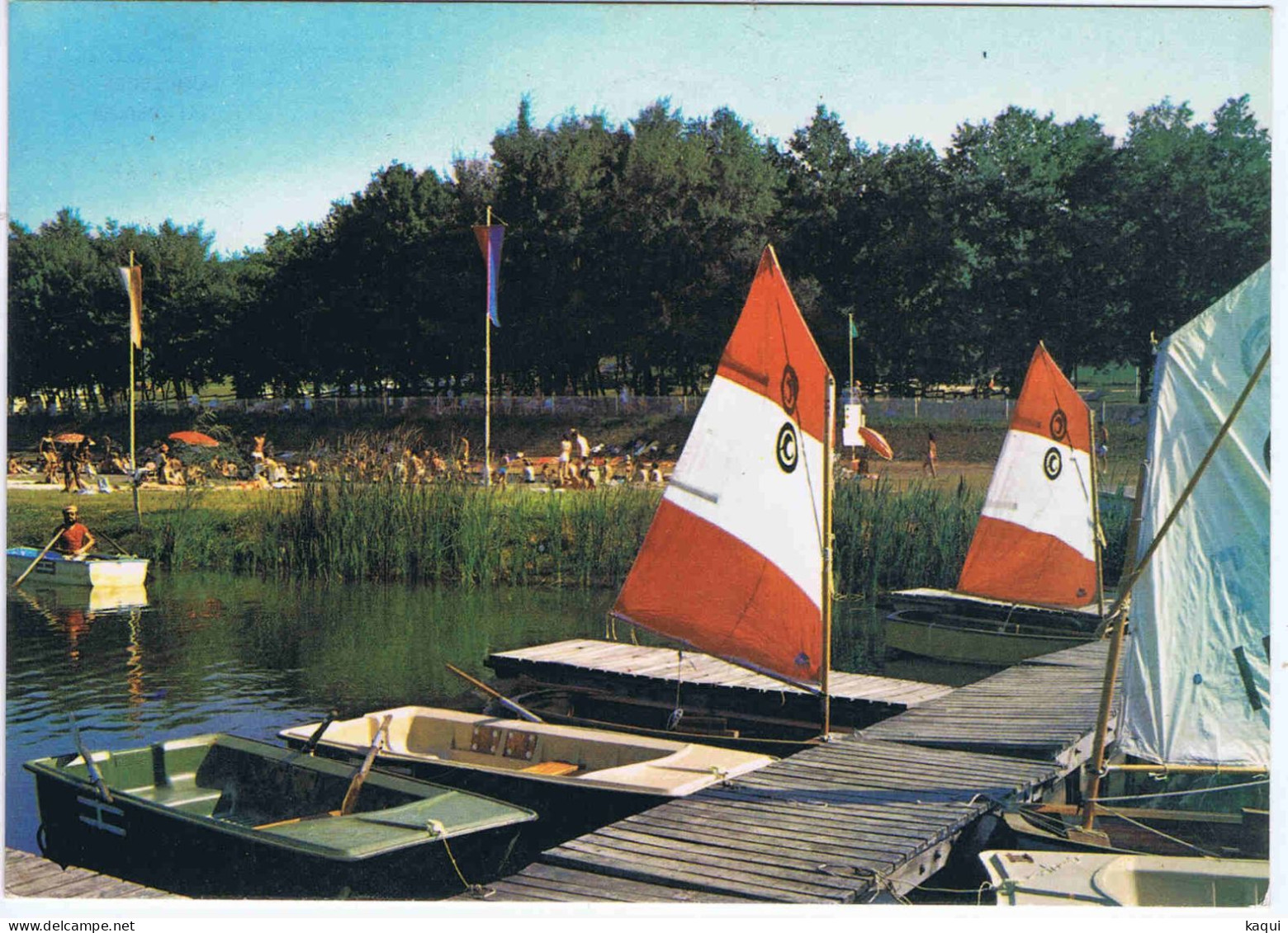 GERS - BRETAGNE D'ARMAGNAC - Les Lacs ZOU-FOU-DOU-Le Port Sur Le Lac FOU - Cartes Apa-Poux-As De Coeur N° 1009 - Andere & Zonder Classificatie