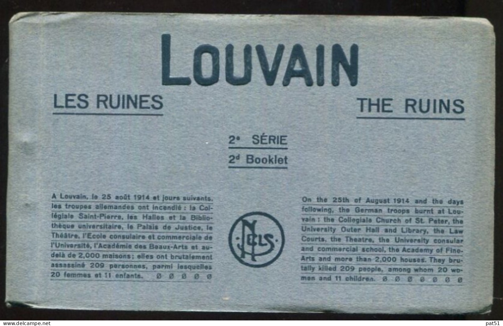 BELGIQUE / BELGIE - Louvain : Carnet De 10 Cartes Postales - Les Ruines - Ottignies-Louvain-la-Neuve