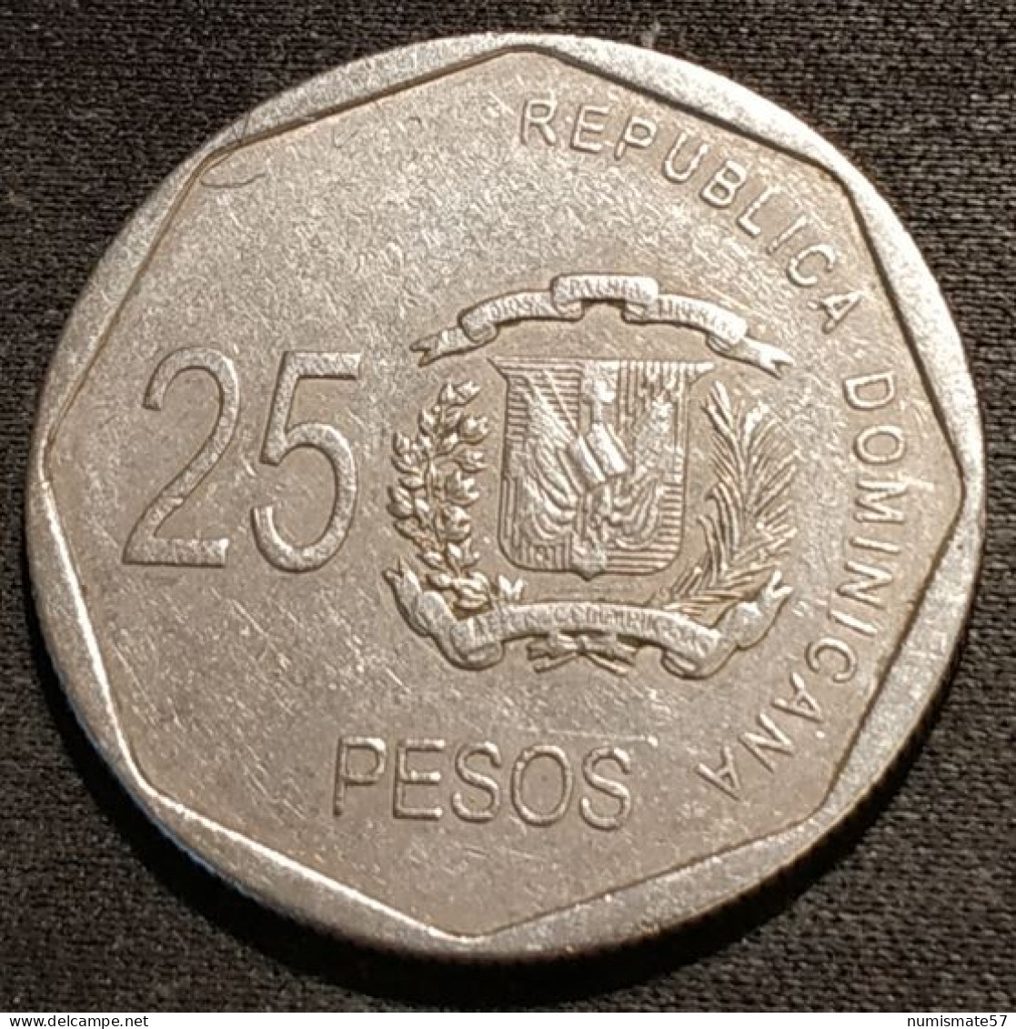 Pas Courant - REPUBLIQUE DOMINICAINE - 25 PESOS 2010 - Gregorio Luperón - KM 107 - Dominicana