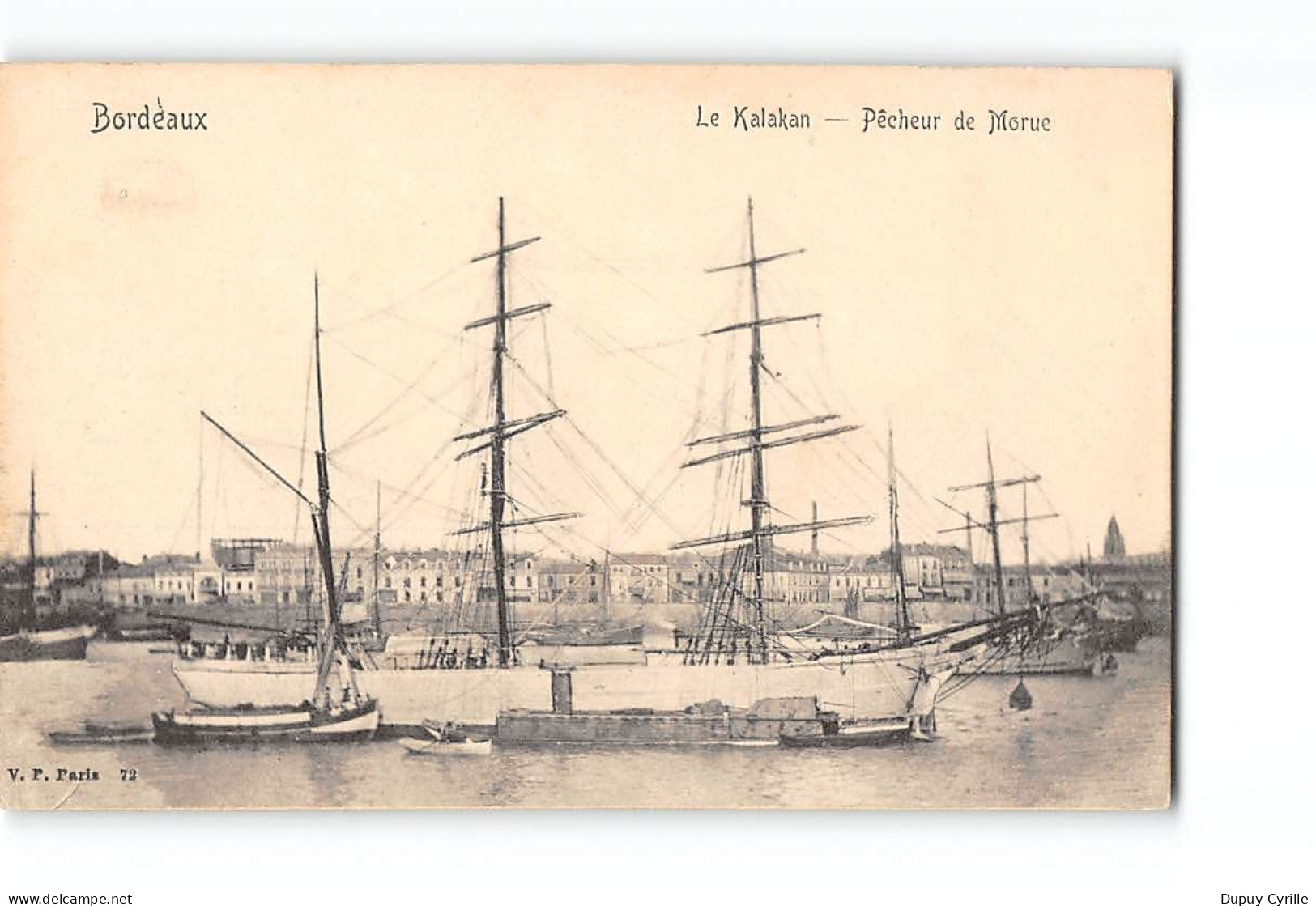 BORDEAUX - Le Kalakan - Pêcheur De Morue - Très Bon état - Bordeaux