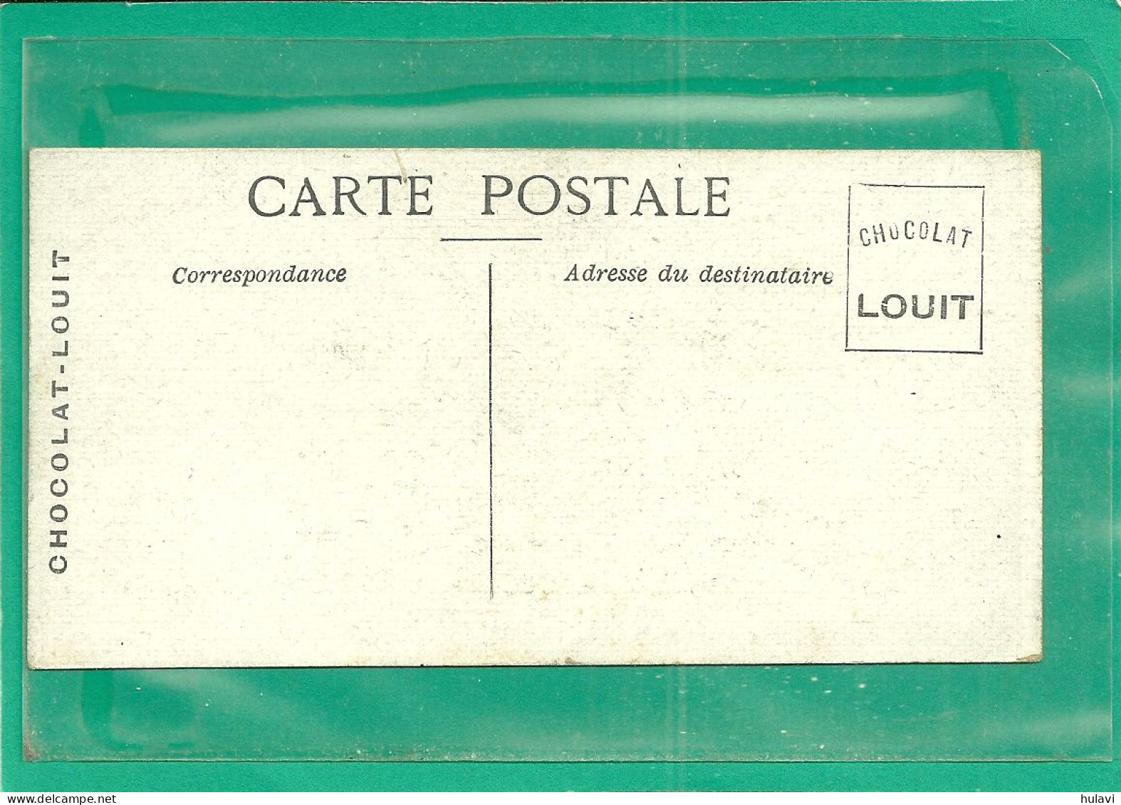 LE PORT DE PALERME - MINI CARTE CHOCOLAT LOUIT (ref 2271) - Palermo