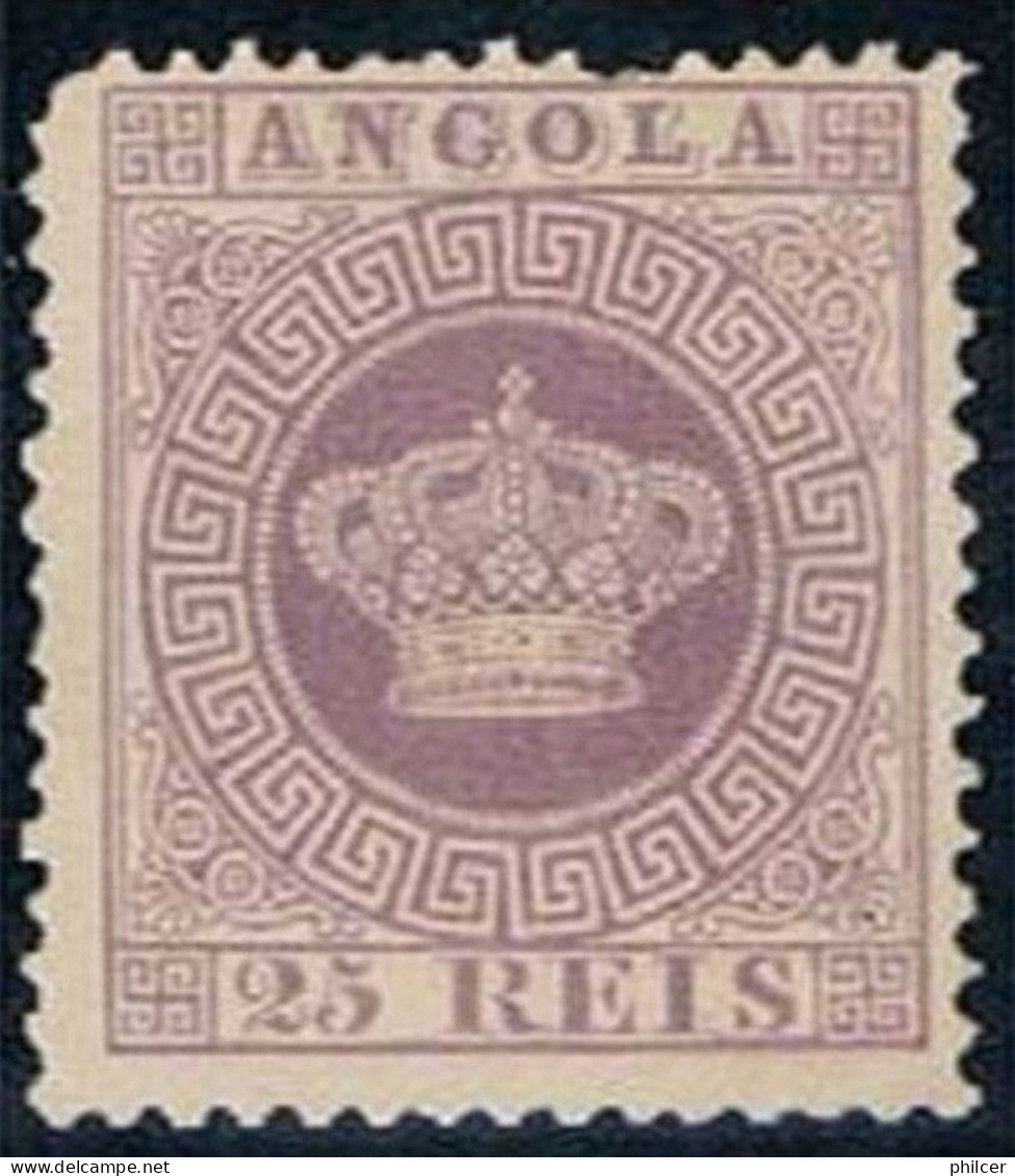 Angola, 1881/5, # 12 Dent. 12 1/2, MNG - Angola