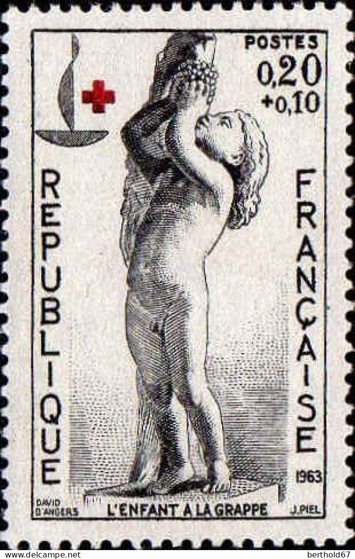 France Poste N** Yv:1400/1401 Croix-Rouge David D'Angers & Manet - Nuevos