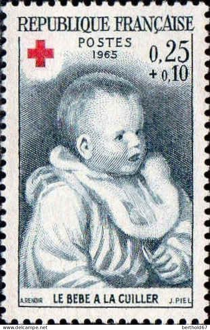 France Poste N** Yv:1466/1467 Croix-Rouge Renoir - Ungebraucht