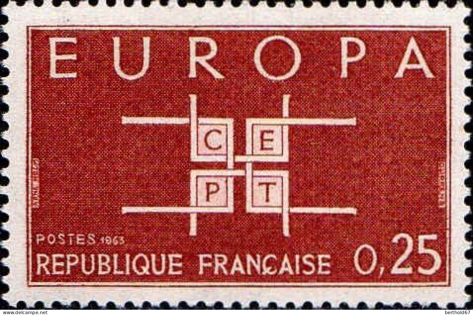 France Poste N** Yv:1396/1397 Europa Cept Sigle Stylisé - Neufs