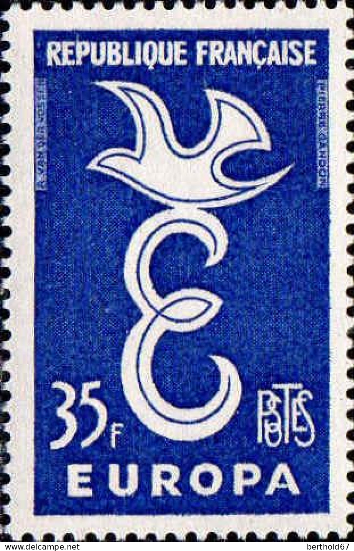France Poste N** Yv:1173/1174 Europa Cept E Stylisé Sous Colombe - Unused Stamps