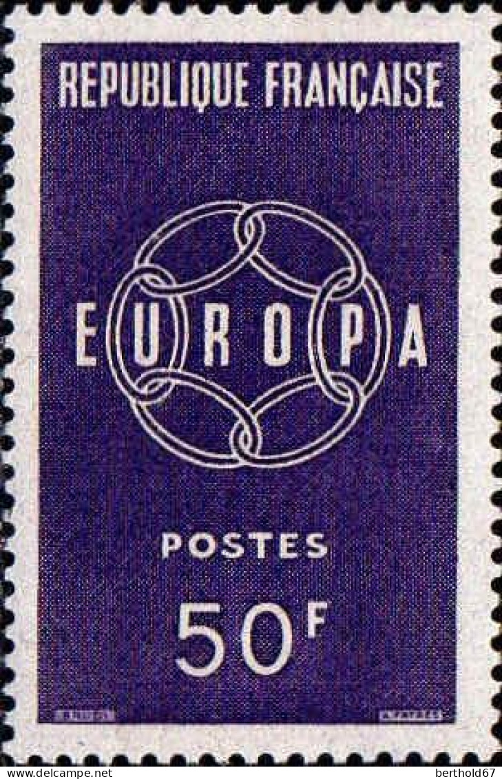 France Poste N** Yv:1218/1219 Europa Cept Chaîne à 6 Maillons - Unused Stamps