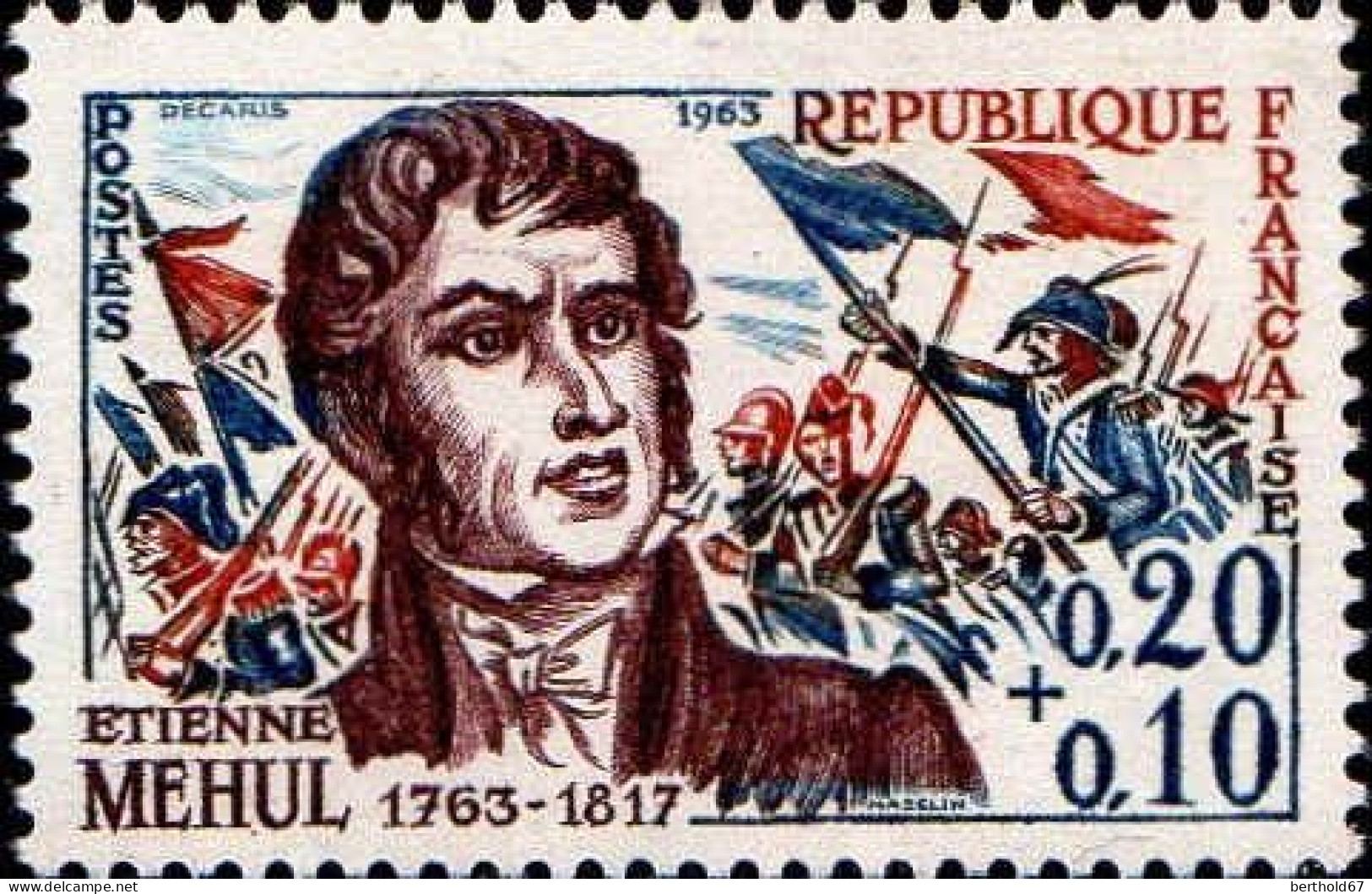 France Poste N** Yv:1370/1375 Célébrités De Jacques Amyot à Alfred De Vigny - Unused Stamps