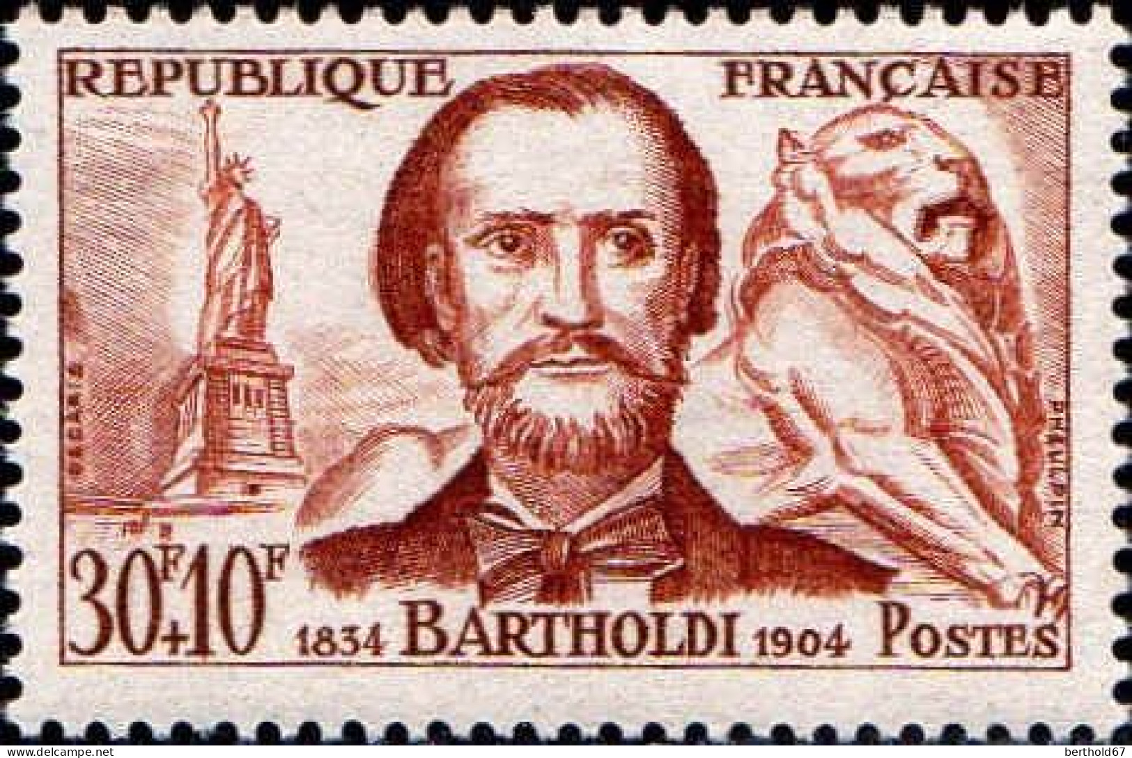 France Poste N** Yv:1207/1212 Célébrités De Villehardouin à Bartholdi - Unused Stamps
