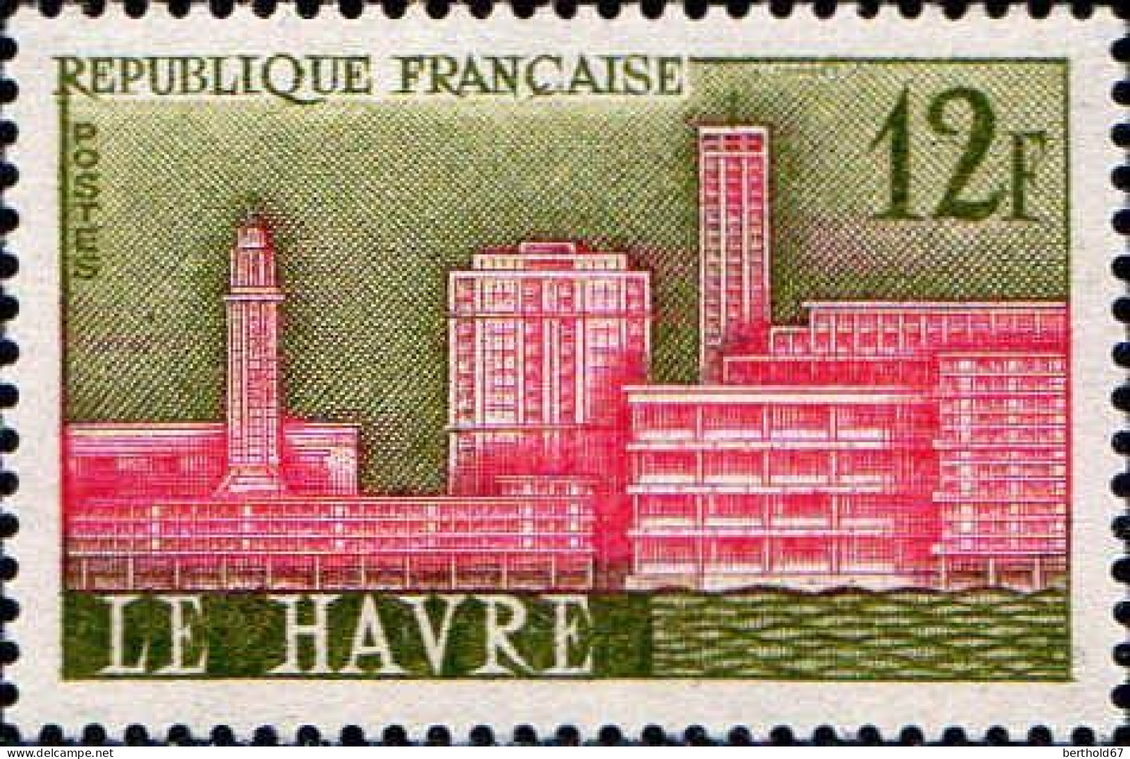 France Poste N** Yv:1152/1155 Villes Reconstruites - Neufs