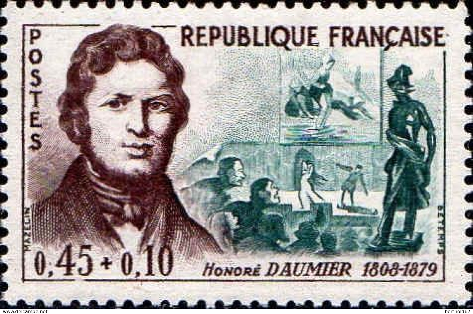 France Poste N** Yv:1295/1300 Célébrités De Du Guesclin à Apollinaire - Unused Stamps