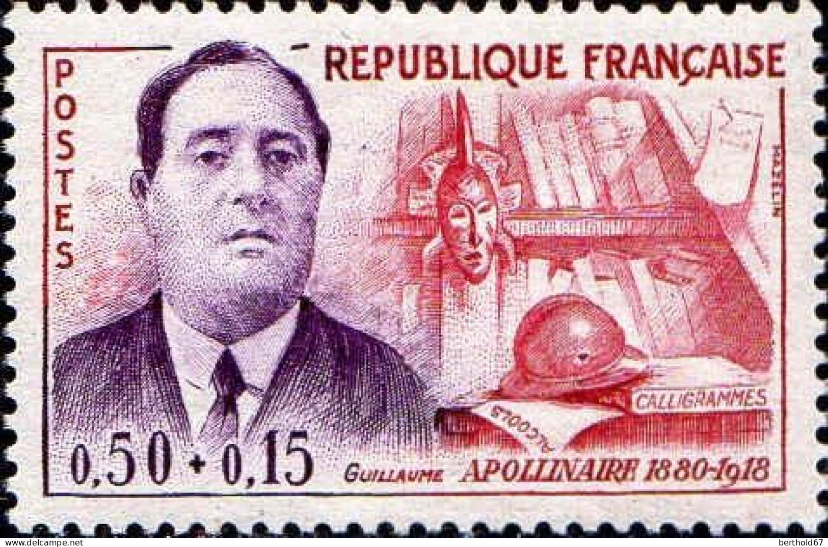 France Poste N** Yv:1295/1300 Célébrités De Du Guesclin à Apollinaire - Unused Stamps