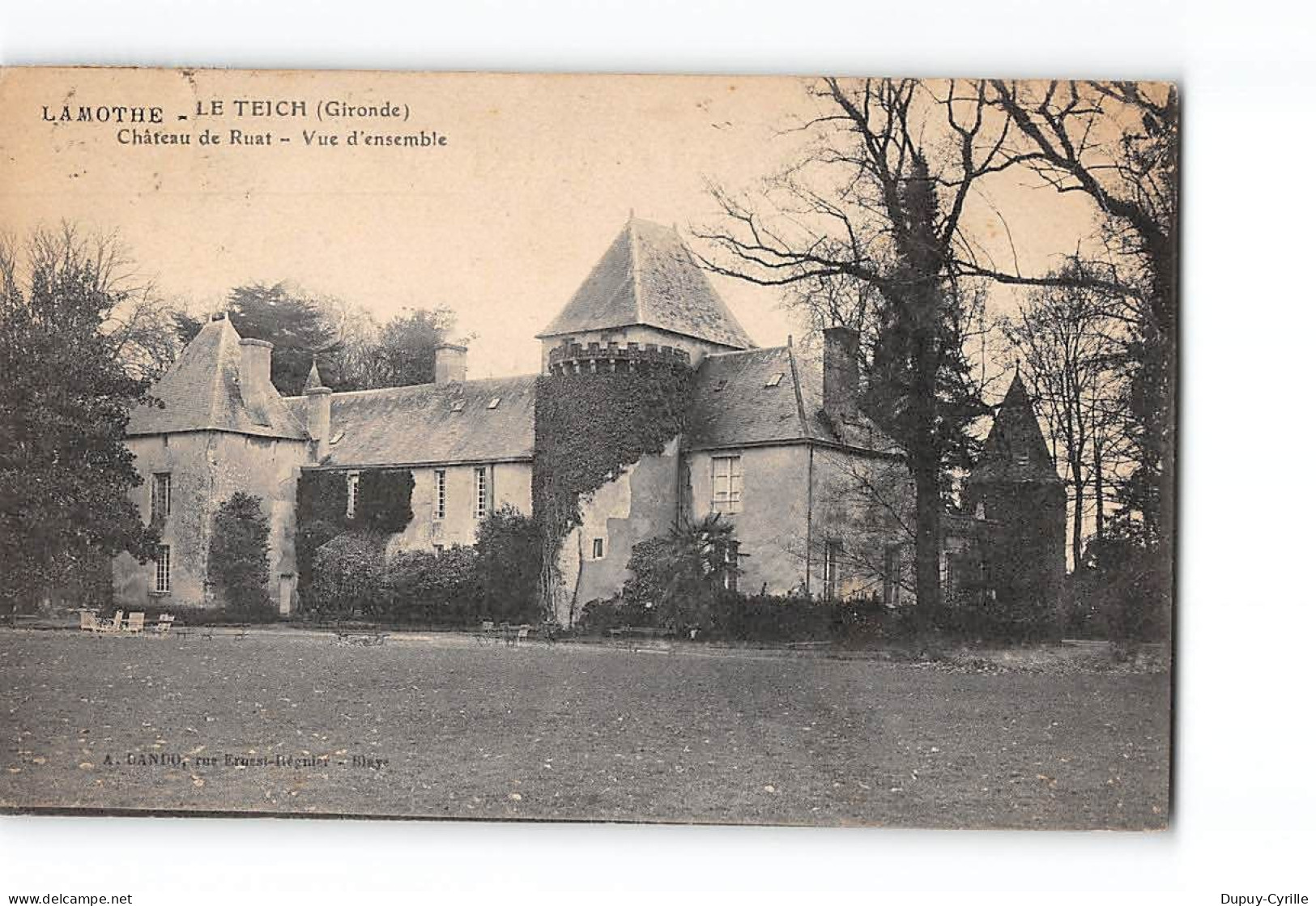 LAMOTHE - LE TEICH - Château Du Ruat - Vue Générale - Très Bon état - Sonstige & Ohne Zuordnung