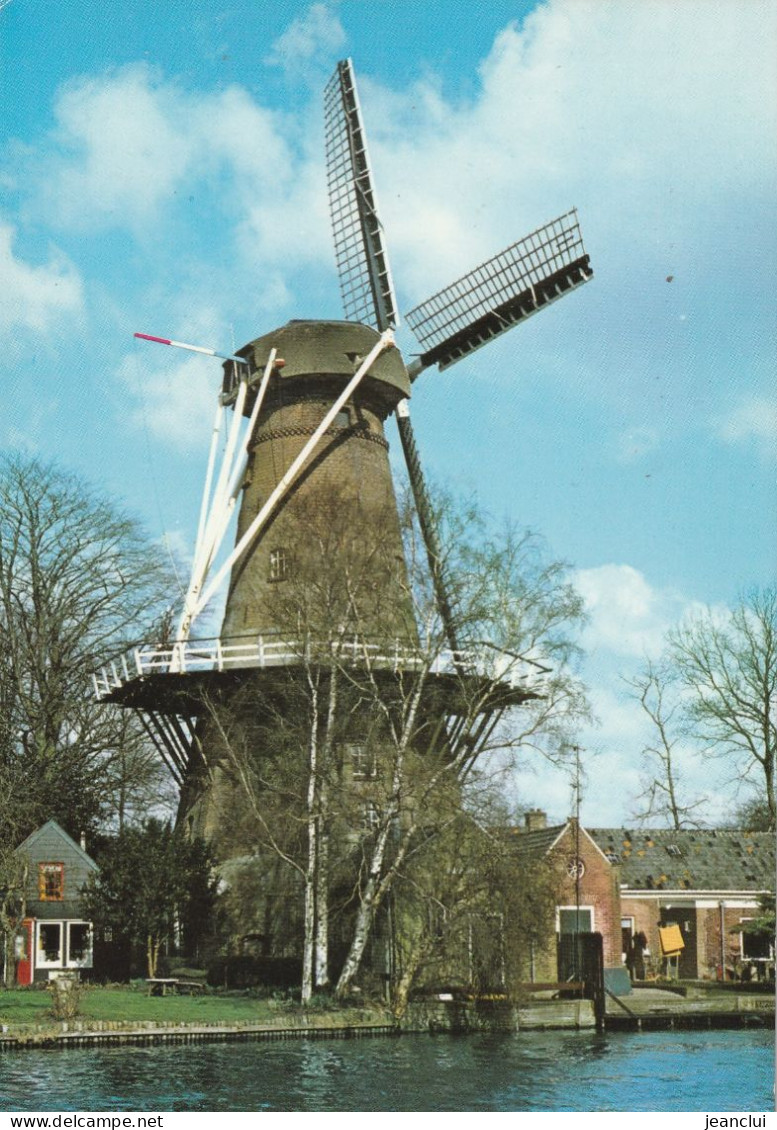 CPM . LOENEN A.D. UTRECHTSE VECHT  .  MOLEN DE HOOP  .  CARTE ECRITE AU VERSO - Autres & Non Classés