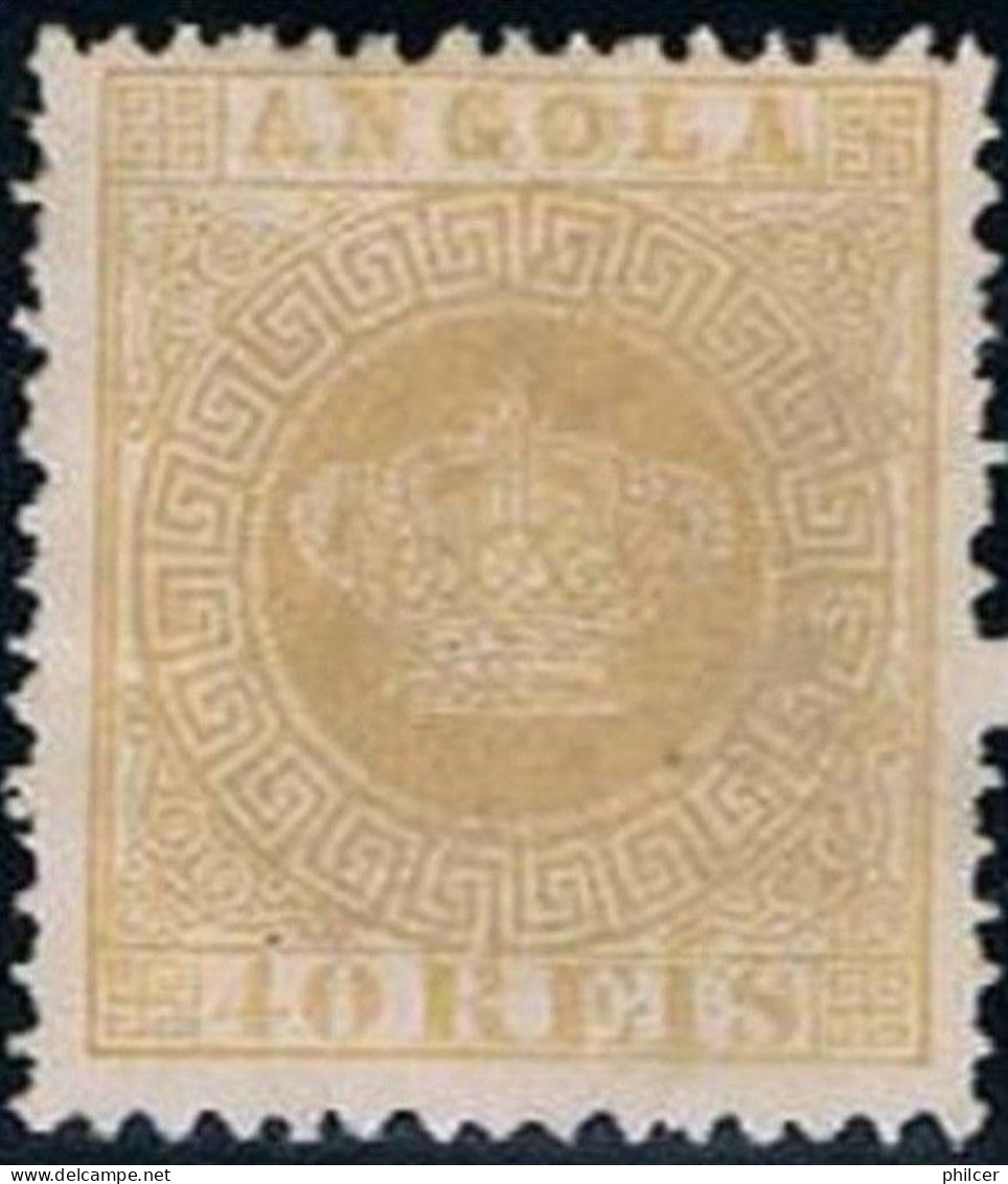 Angola, 1882, # 13 Dent. 12 1/2, MNG - Angola