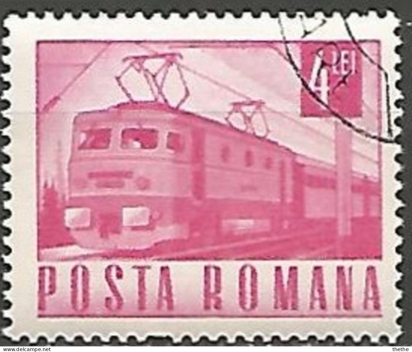 ROUMANIE - Train électrique - Eisenbahnen
