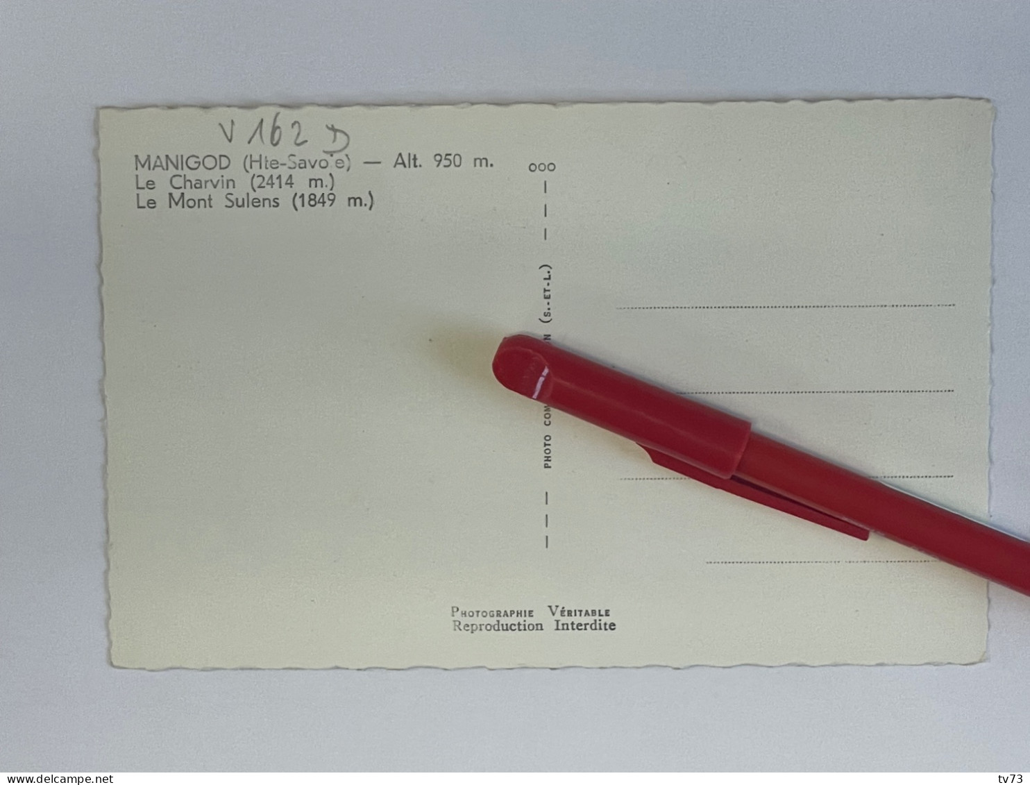 V162D - MANIGOD Le Charvin Le Mont Sulens - Haute Savoie - Sonstige & Ohne Zuordnung