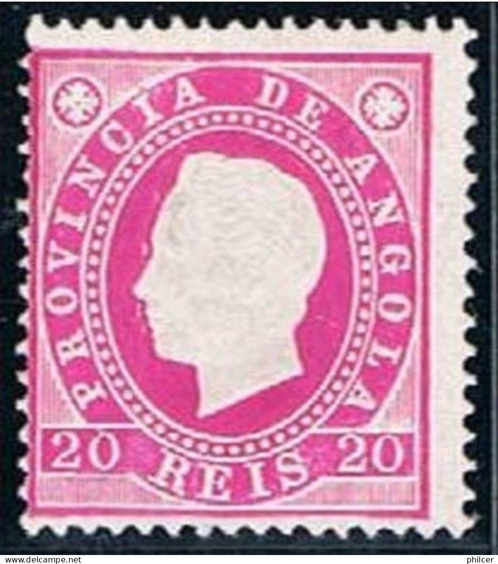 Angola, 1886, # 17 Dent. 13 1/2, MH - Angola