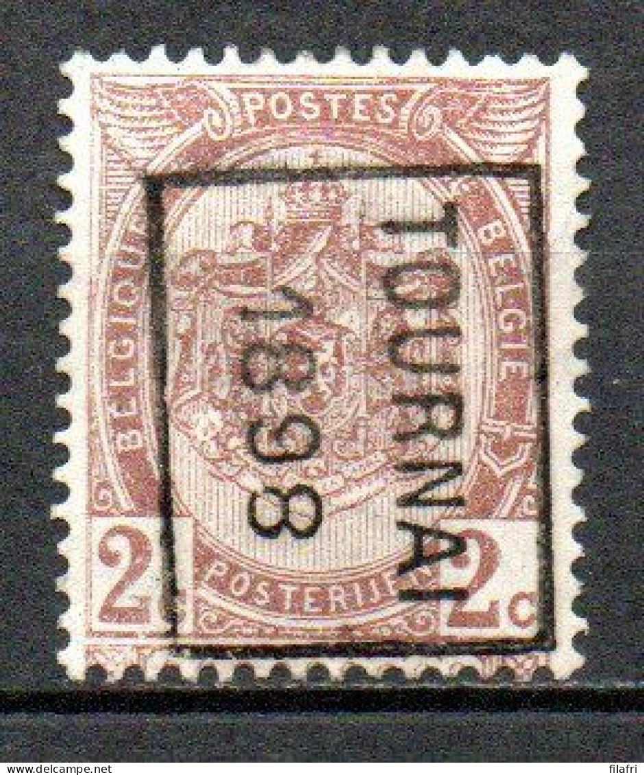 185 Voorafstempeling Op Nr 55 - TOURNAI 1898 - Positie B - Roller Precancels 1894-99