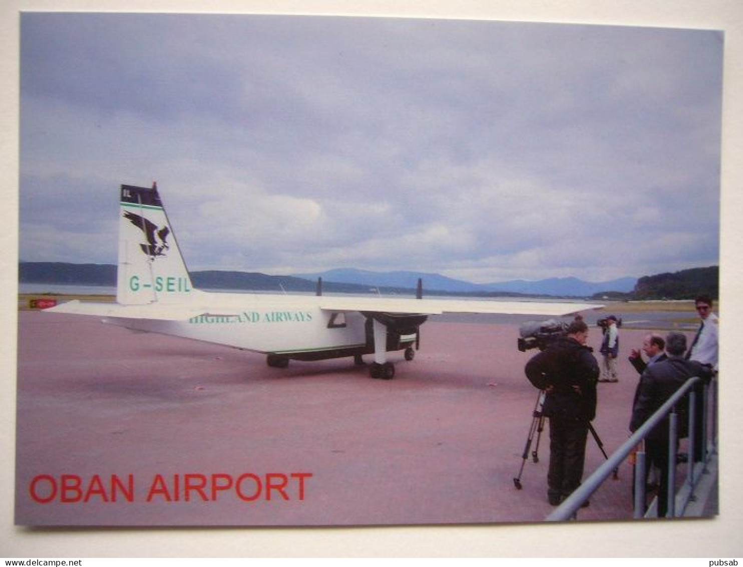 Avion / Airplane / HIGHLAND AIRWAYS / Pilatus Britten-Norman / Seen At Oban Airport / Aéroport / Flughafen - 1946-....: Era Moderna
