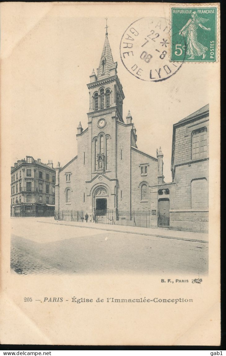 75 --- Paris --- Eglise De L'Immaculee - Conception - Kerken