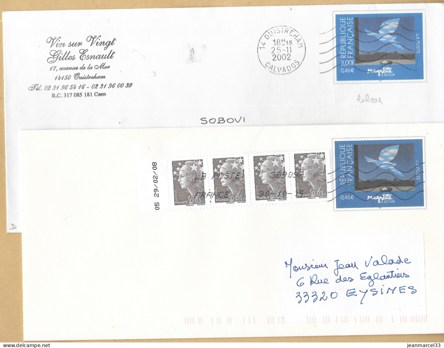 Entiers Envelppes Timbres Commémoratif 0,46 Magritte Oblitération Toshiba Et Secap - Overprinted Covers (before 1995)