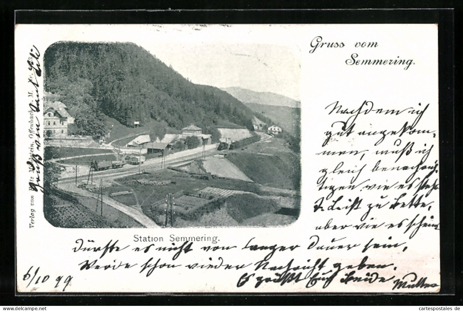 AK Semmering, Panorama Mit Bahnhof  - Andere & Zonder Classificatie