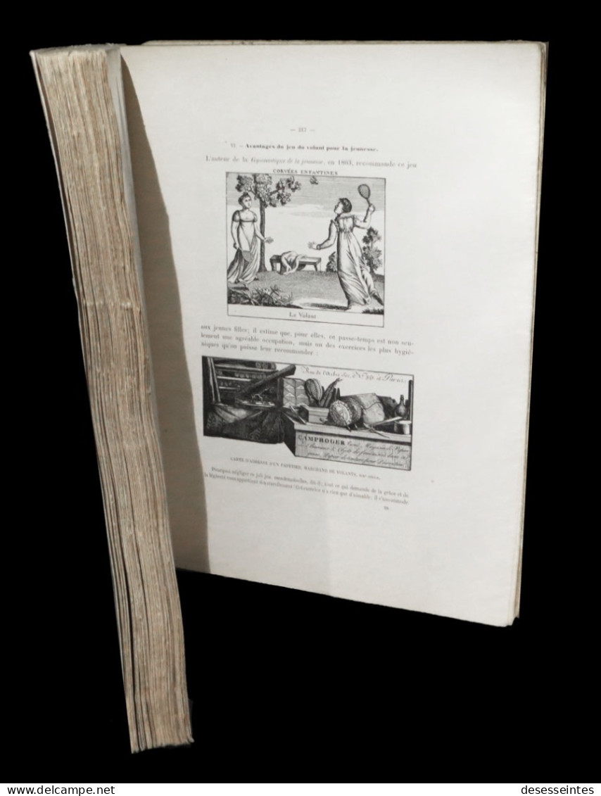 [JEU De PAUME BILLARD...] D'ALLEMAGNE (Henry René) - Sports Et Jeux D'adresse. - 1801-1900