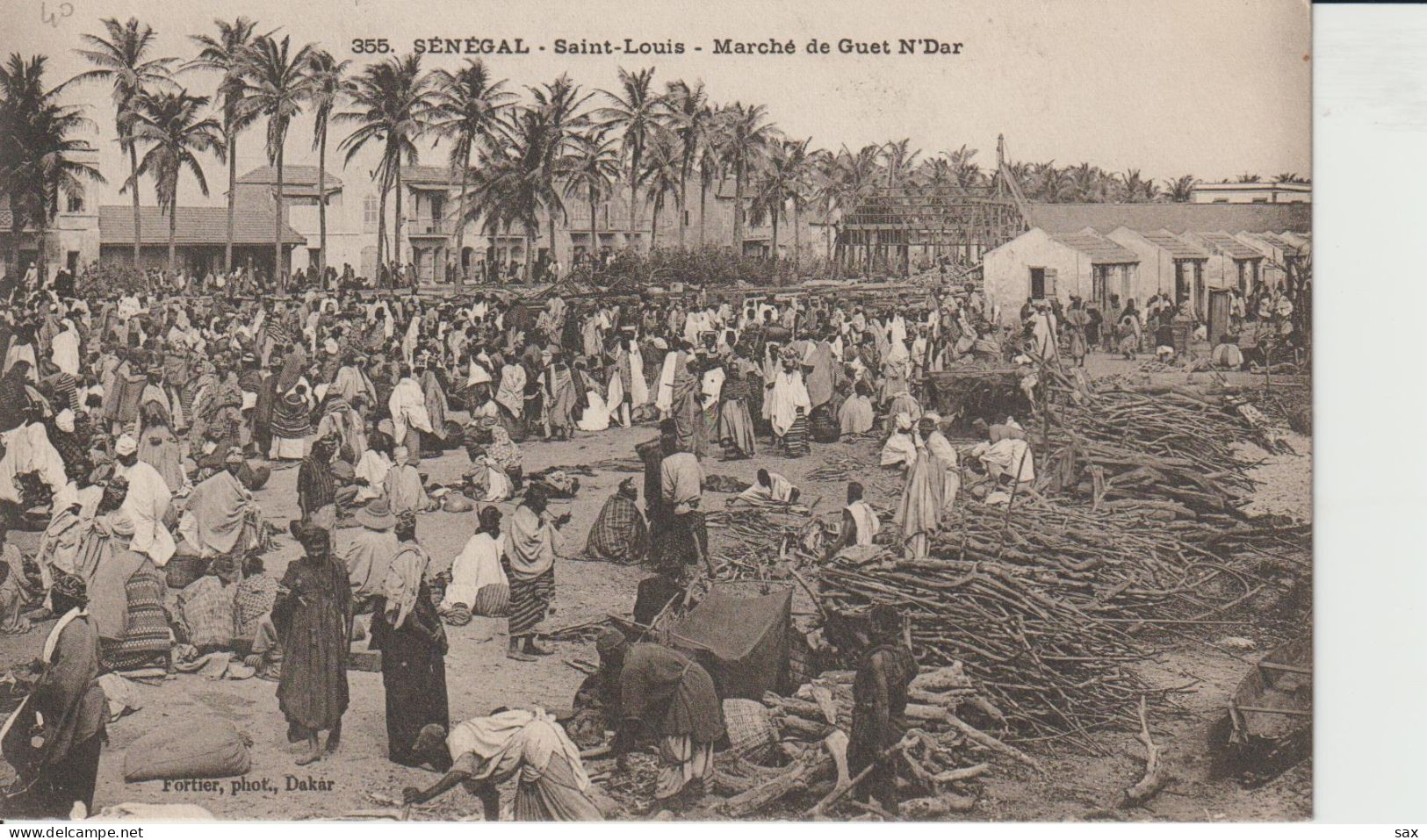 2420-217  Av 1905 N°355 Séné St Louis Marché De Guet N'Dar Fortier Photo Dakar Retrait 01-06 - Sénégal