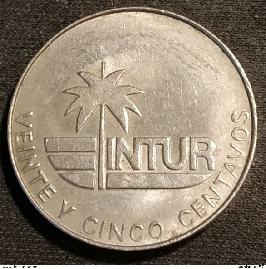 CUBA - 25 CENTAVOS 1981 - INTUR - KM 417 - ( Sans "25" - Without "25" ) - Kuba