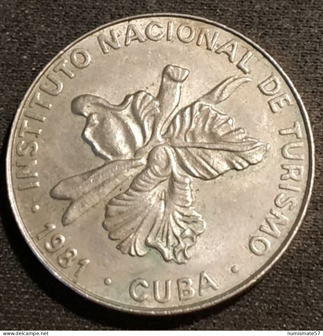 CUBA - 25 CENTAVOS 1981 - INTUR - KM 417 - ( Sans "25" - Without "25" ) - Kuba