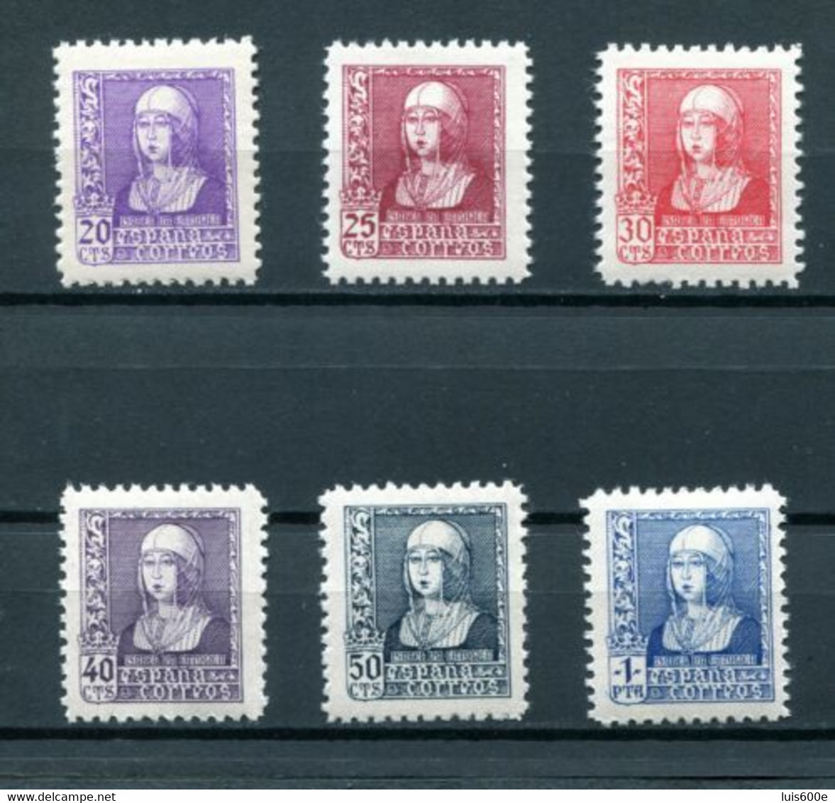 1938.ESPAÑA.EDIFIL 855/60**.NUEVOS SIN FIJASELLOS(MNH).CATALOGO 182€ - Unused Stamps