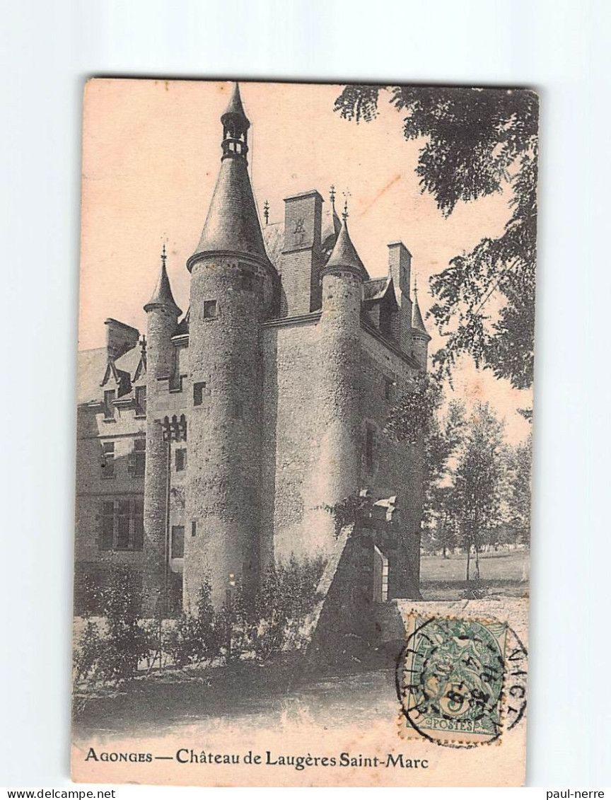 AGONGES : Château De Laugères Saint-Marc - état - Andere & Zonder Classificatie