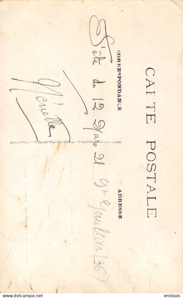 36 SAINT GAULTIER  - 2 Cartes Photos Fête 1919 Et 1924 De L'école De Filles, Jeune Fille Déguisée - Other & Unclassified