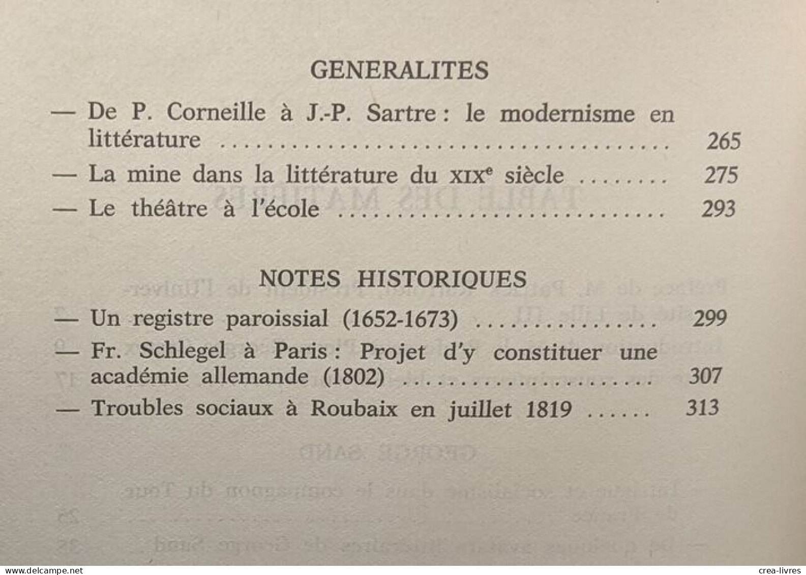 Errements Littéraires Et Historiques - Other & Unclassified