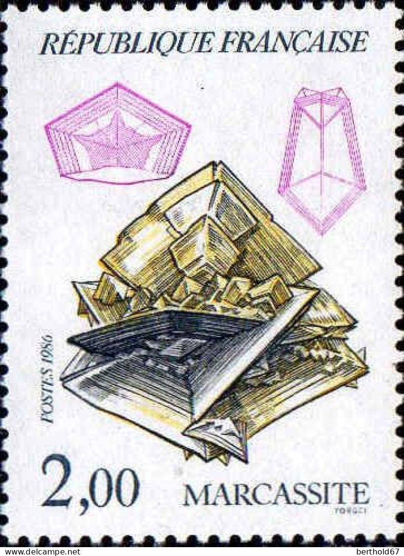 France Poste N** Yv:2429/2432 Série Nature De France 4.Minéraux - Unused Stamps