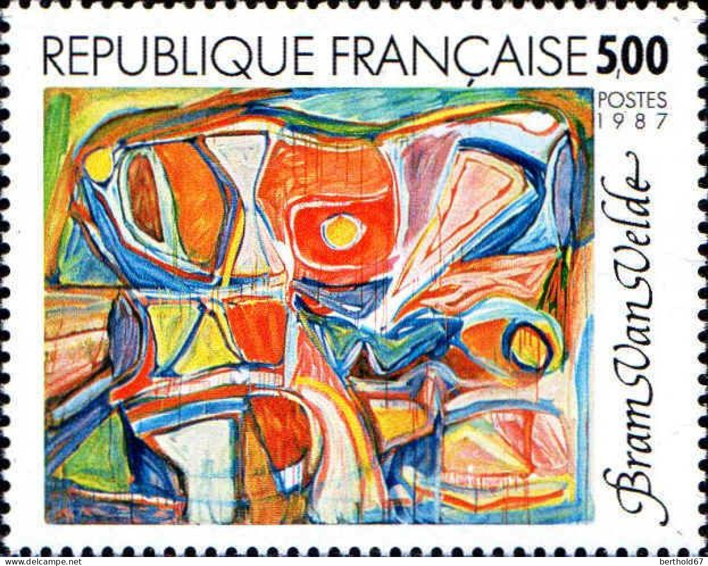 France Poste N** Yv:2473/2474 Série Artistique Bram Van Velde & Boudin - Neufs