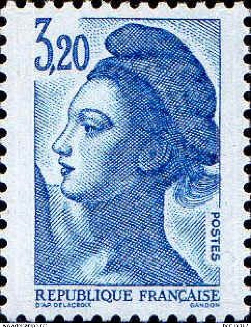 France Poste N** Yv:2375/2377 Liberté De Delacroix - Unused Stamps